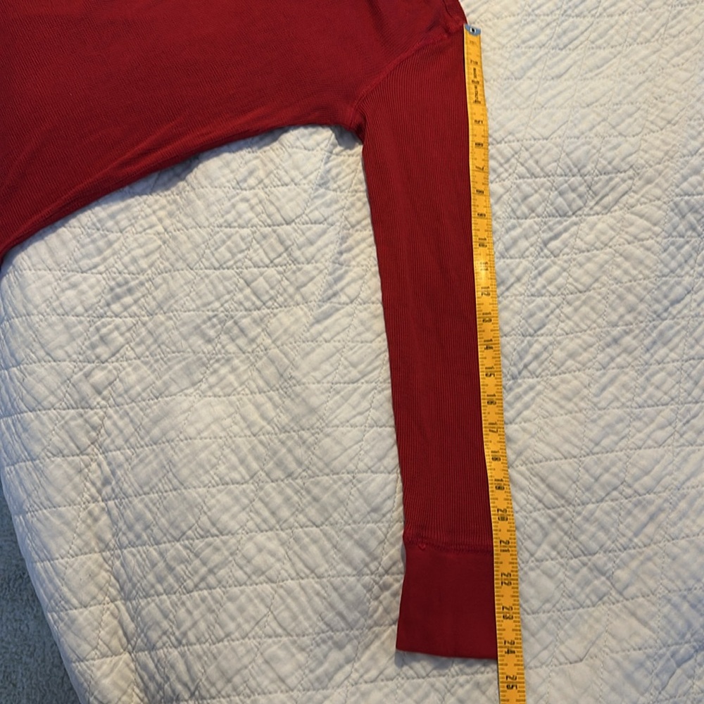 Gap Women’s Long Sleeve Red Thermal Size Medium - Picture 6 of 7